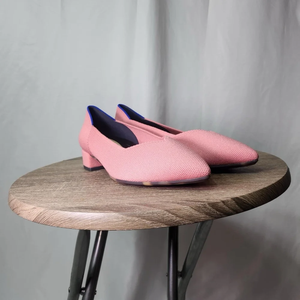 Rothy’s Women’s The High Point In Love Insole In Tulip Pink Shoes 7.5 Preppy